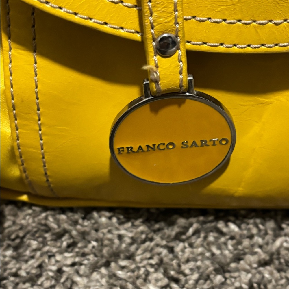 Franco Sarto Vibrant Yellow Shoulder Bag - Picture 2 of 7